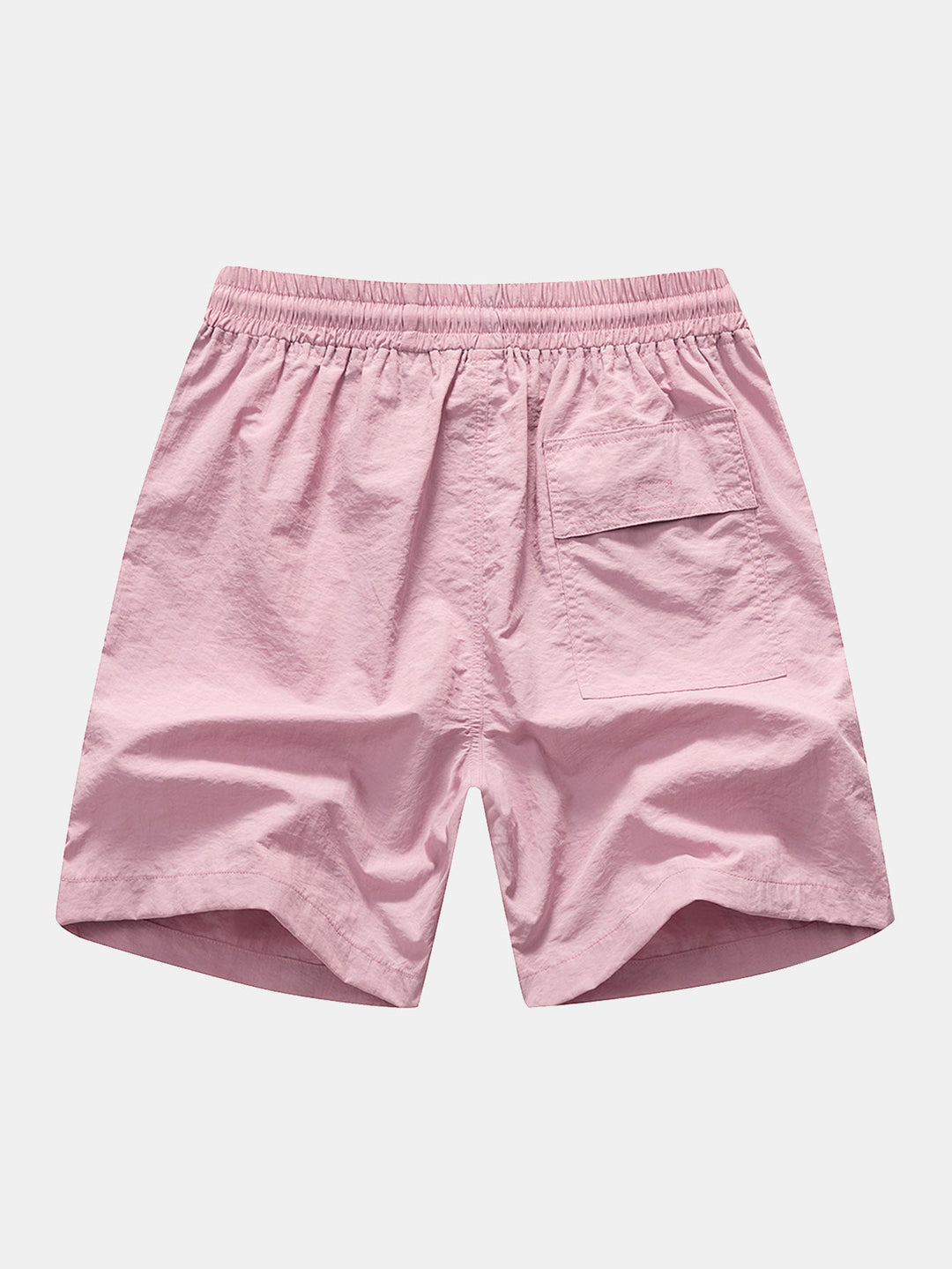 Kleurrijke Gestreepte Print Overhemd met Knopen & Zwemshorts