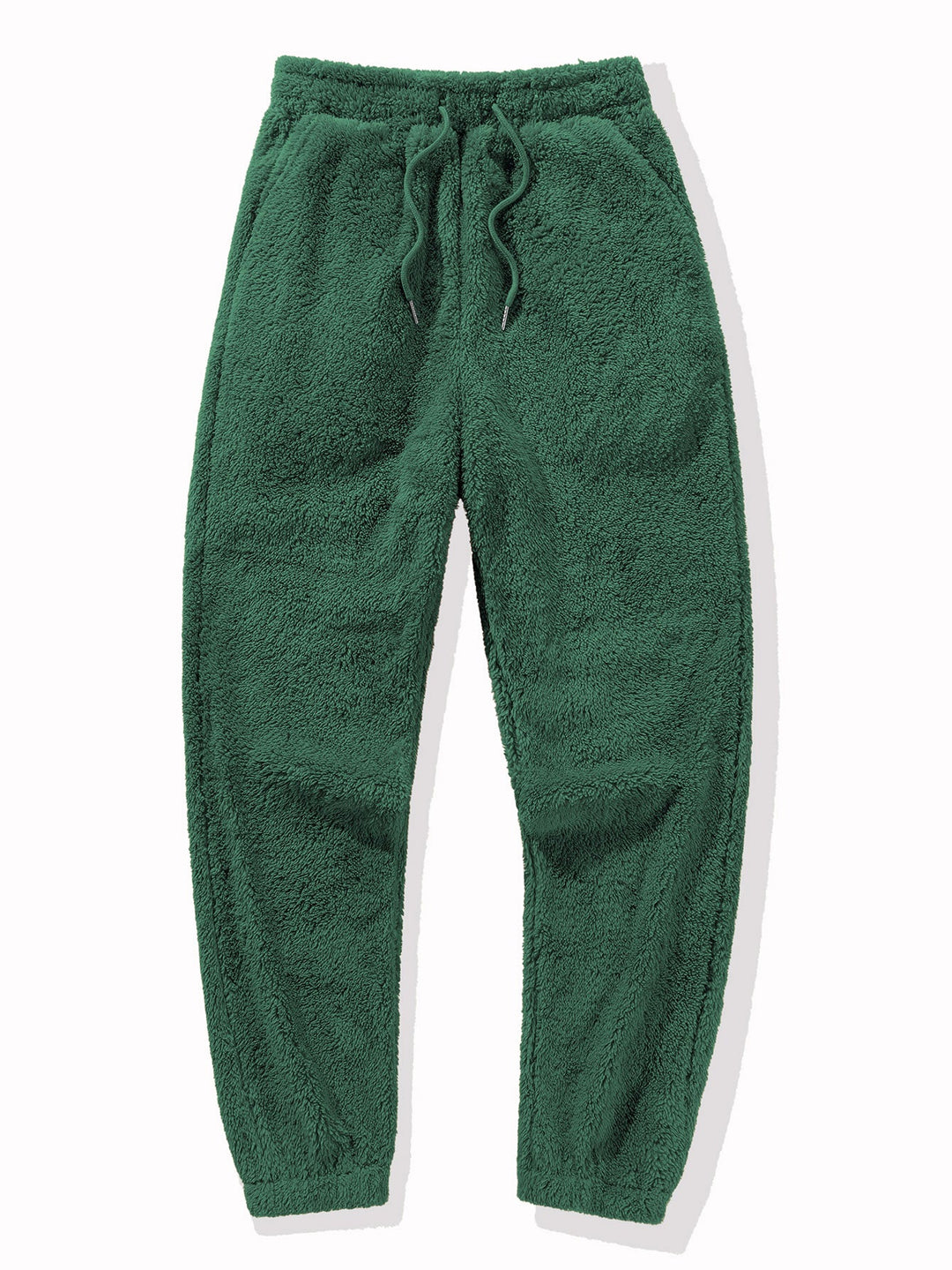 Beren Geborduurd Patch Teddy Hoodie & Teddy Jogger Broek