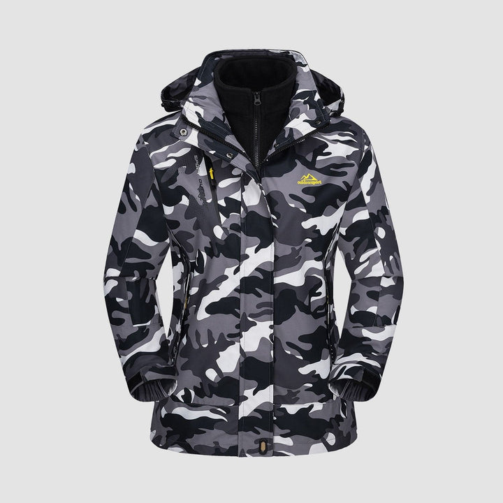 Gusta l Waterproof Winter Coat, Fleece Lined, Hooded Ski & Hiking Jacket