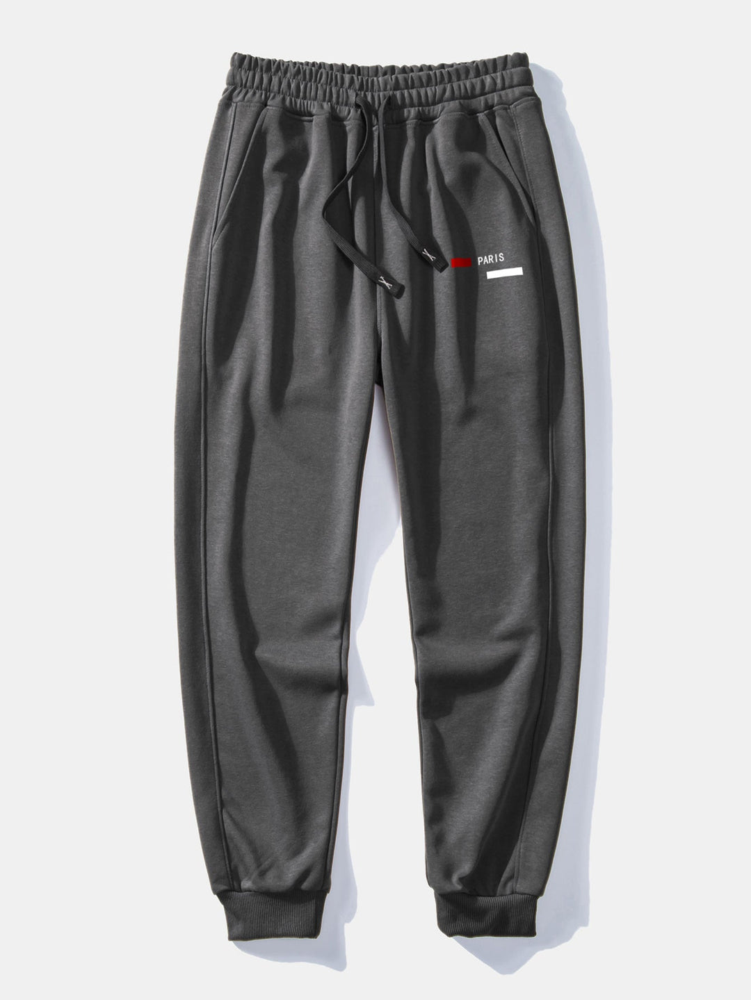 Paris Stripe Print Relax Fit Crew Neck Sweatshirt & Joggingbroek