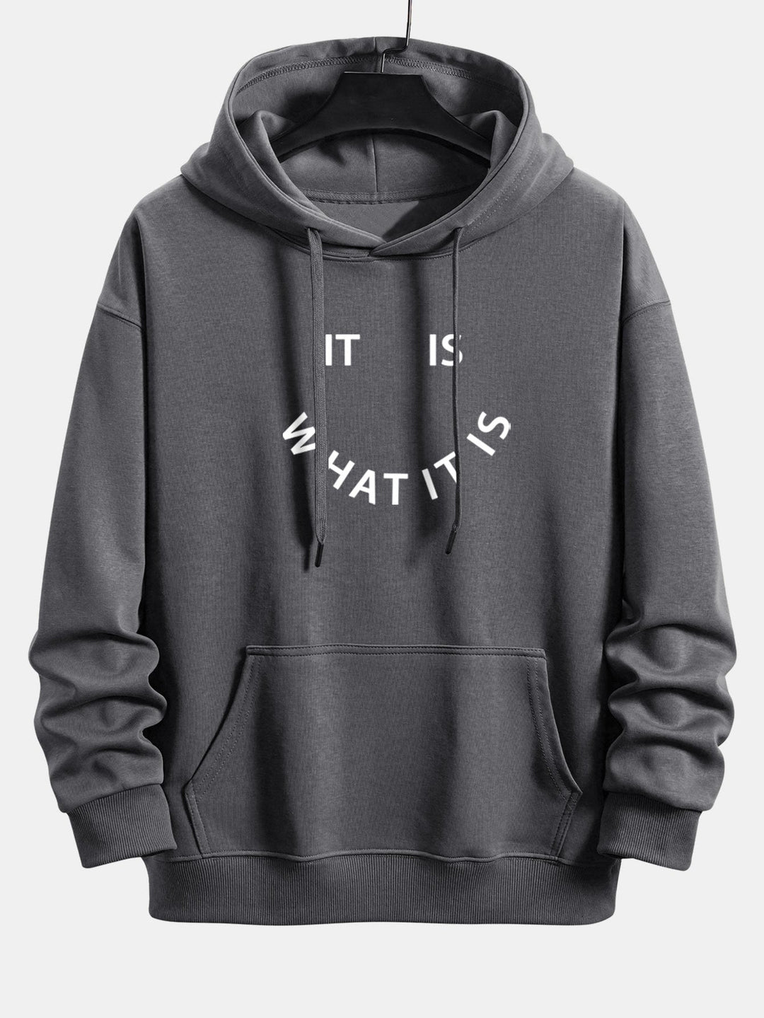 It Is What It Is Print Relax Fit Hoodie & Joggingbroek
