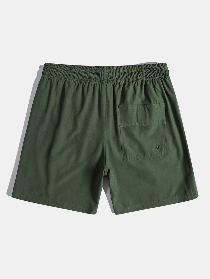 Bloemenprint Overhemd met Knopen & Zwemshort