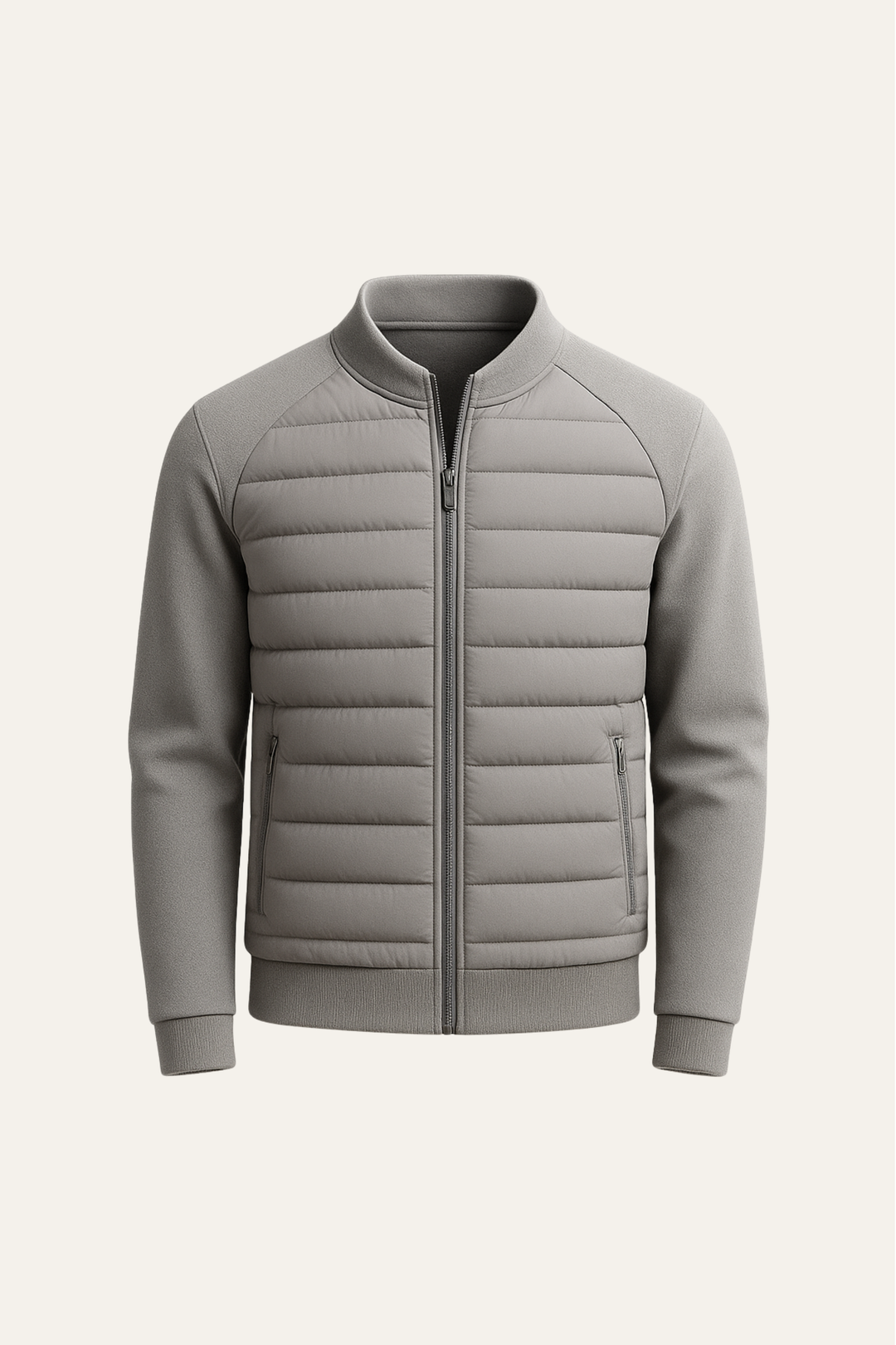 Bellori Wool Padded Jacket Grey