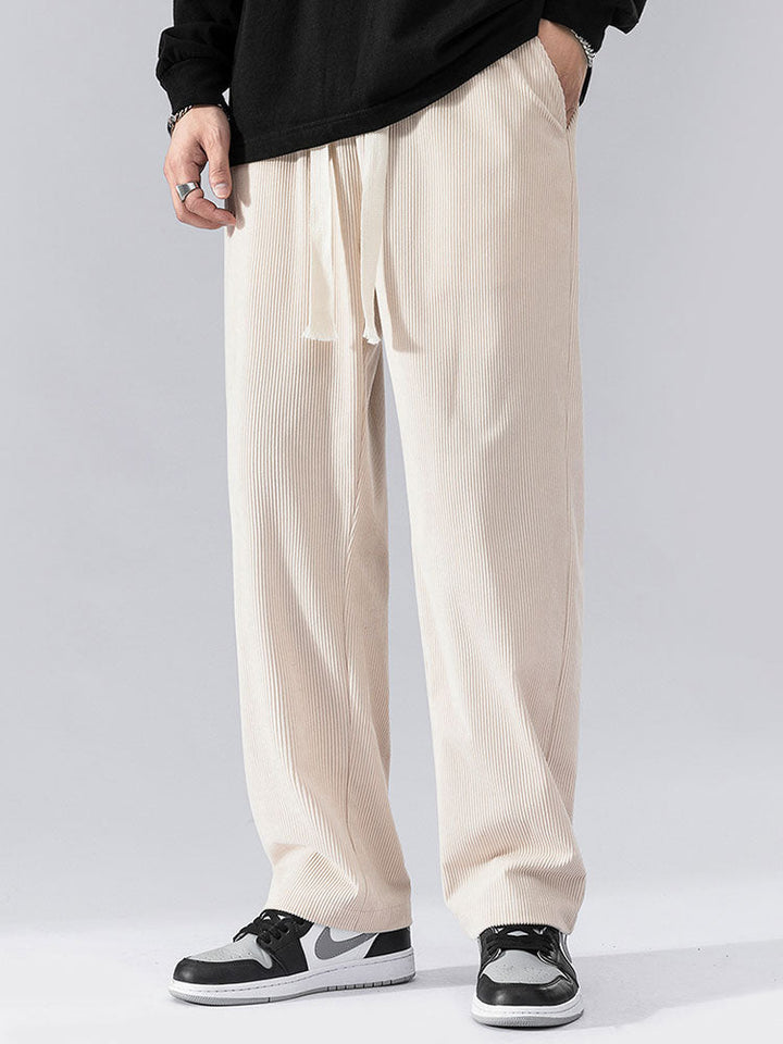 Rechtafstaande Corduroy Broek