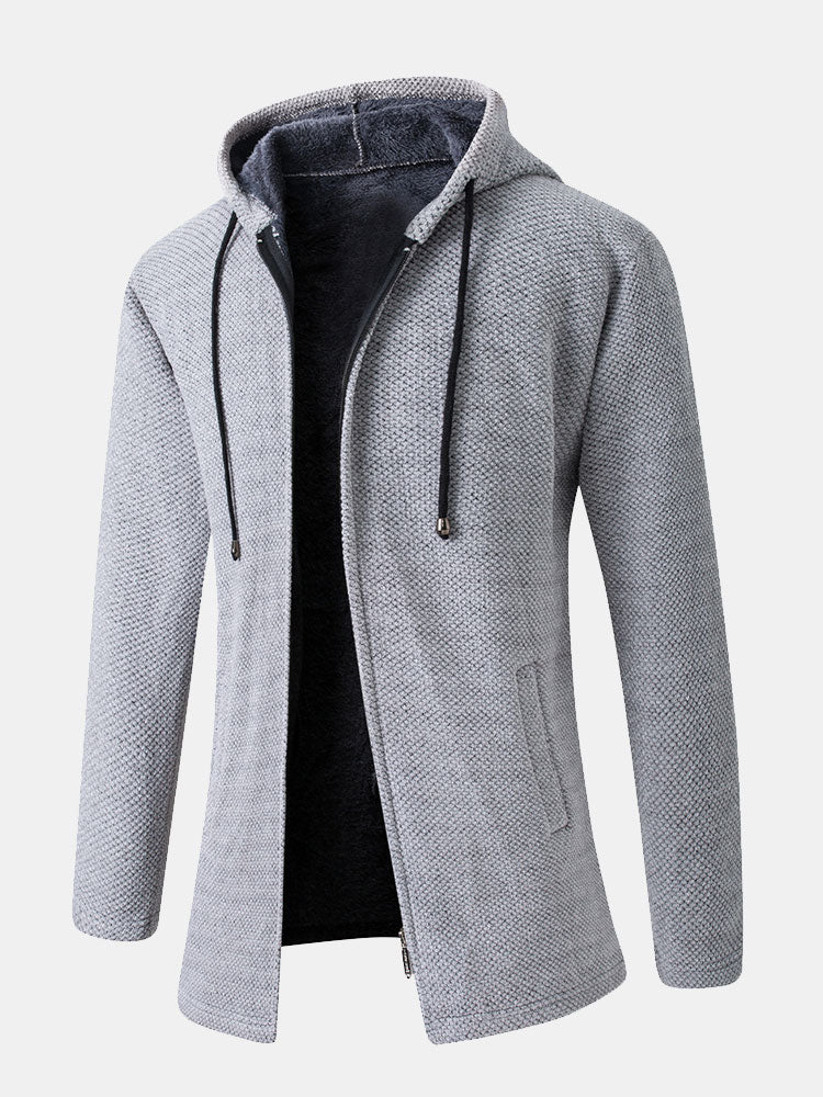 Lange lijn hoodie sweater