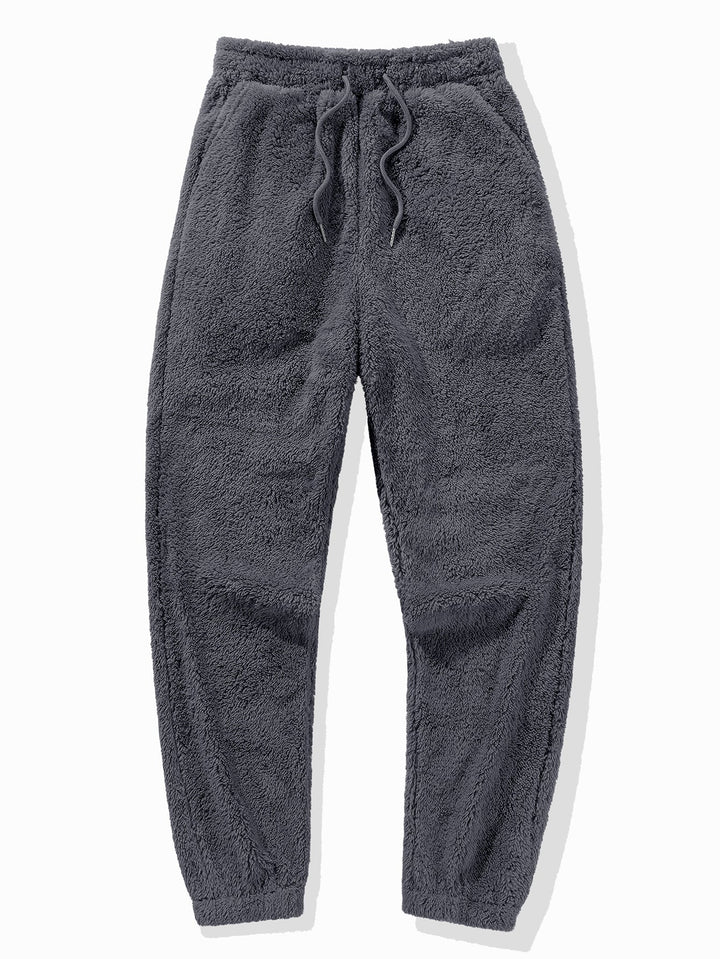 Teddy Zip Up Hooded Coat & Teddy Jogger Pants