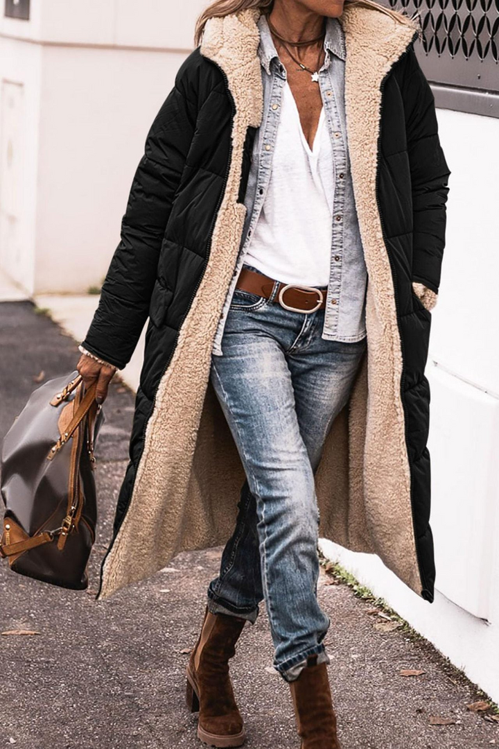 Macie™ – Reversible Jacket for Timeless Cold-Weather Elegance