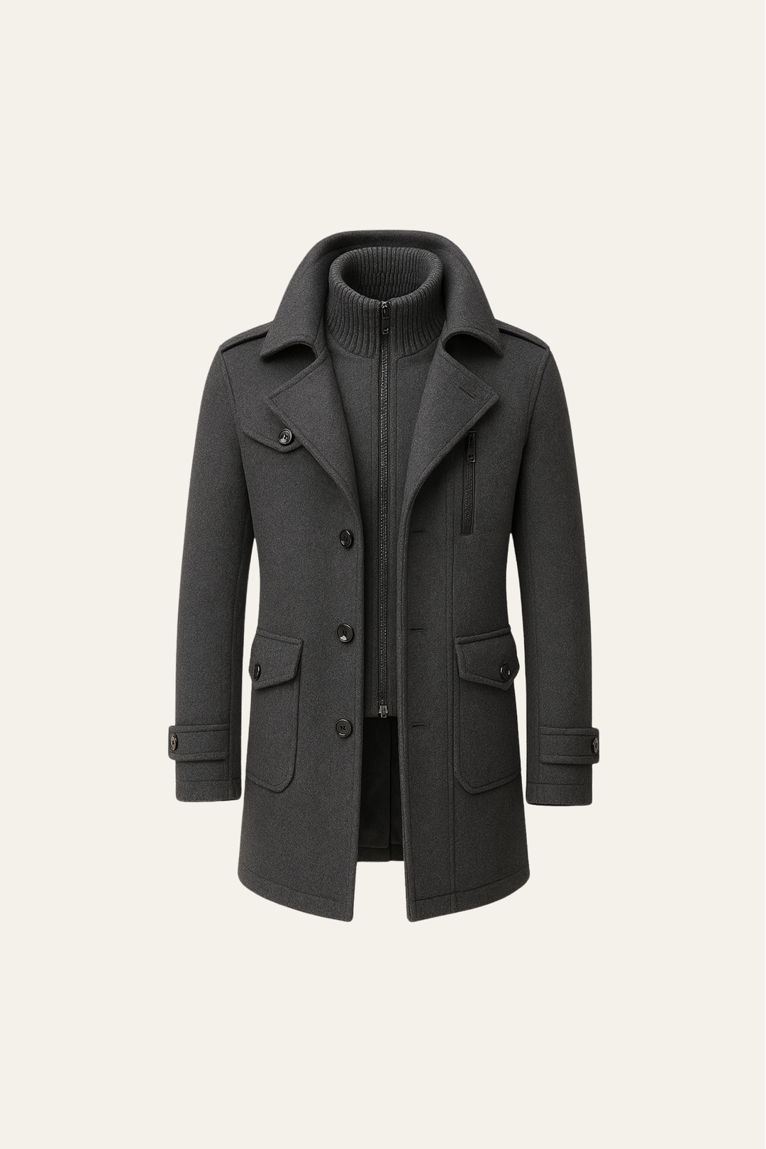 Melvin Field Coat Grey