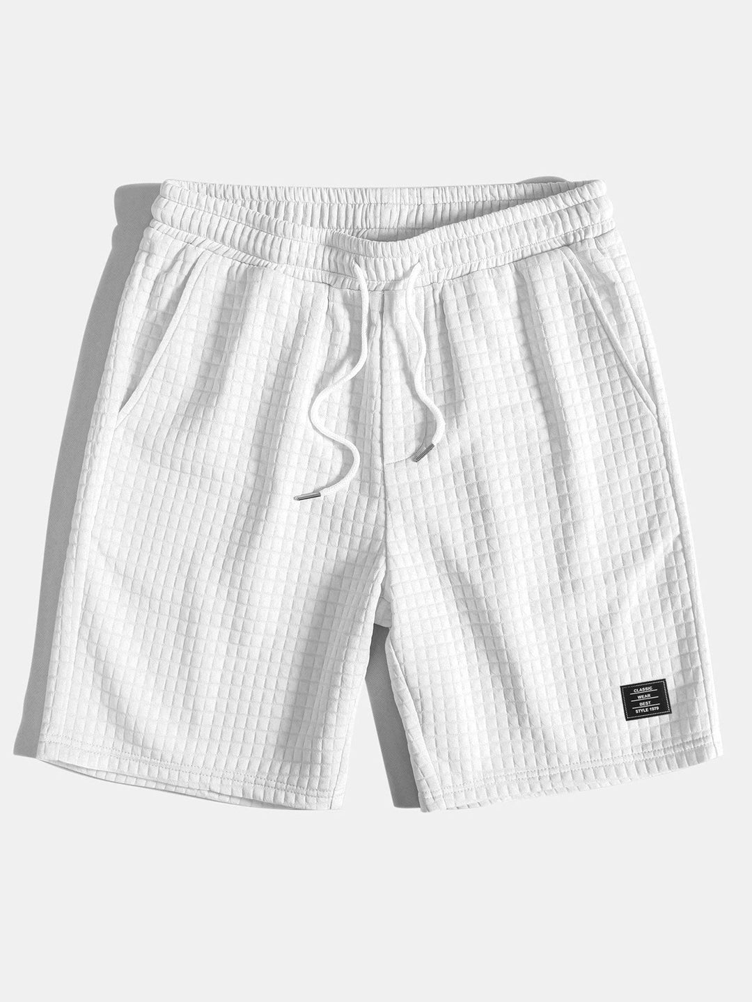 Korte Mouw Wafel Boog Hem T-Shirt & Shorts