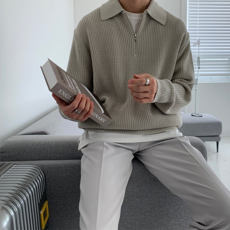 Dylan l Polo Demi-Zip Sweater