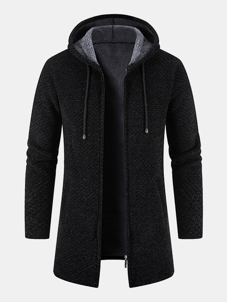 Lange Lijn Textured Hoodie Sweater & Chino Cargo Jogger Broek