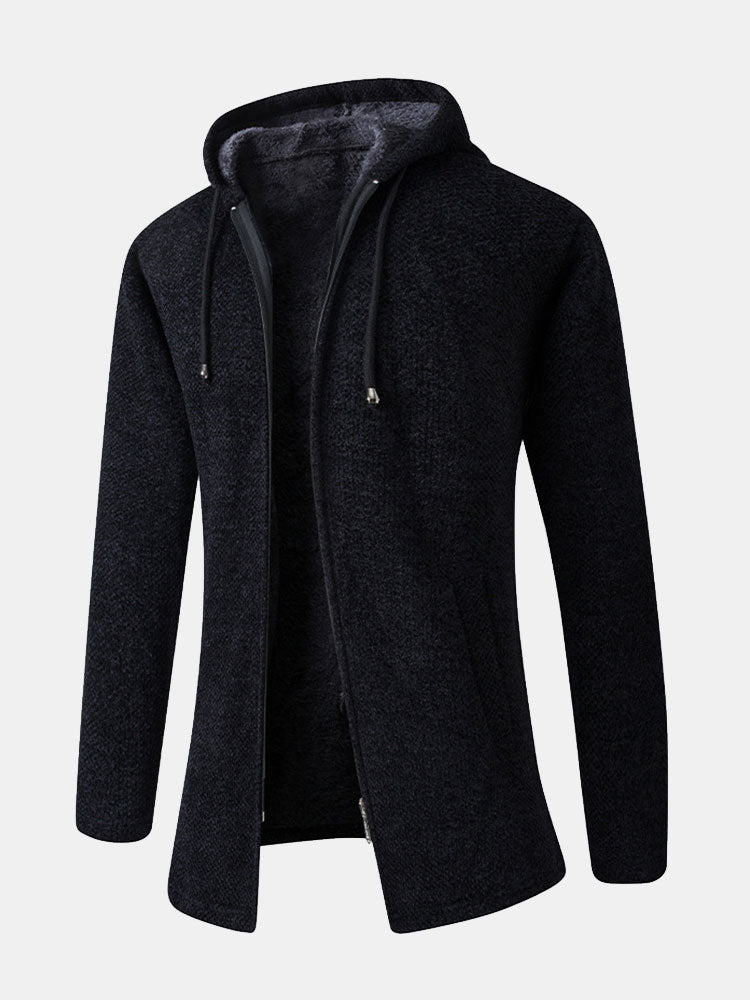 Lange lijn hoodie sweater