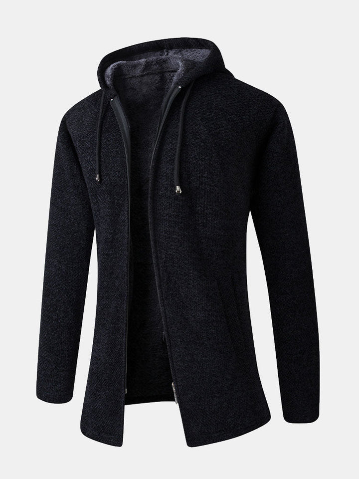 Lange lijn hoodie sweater