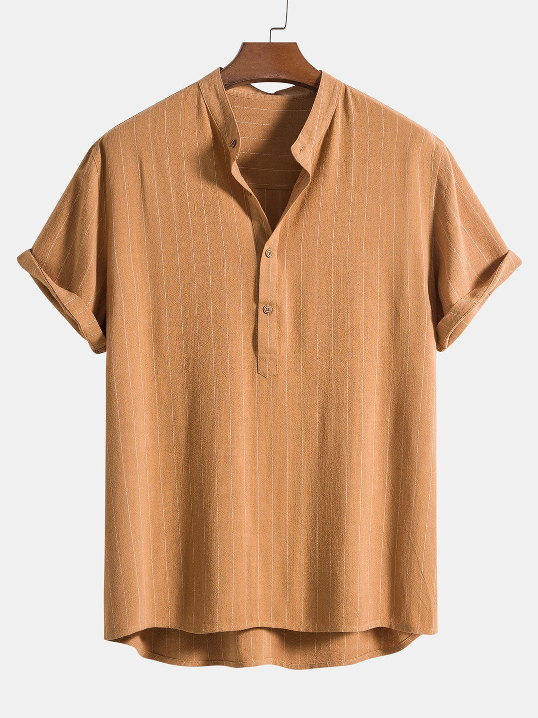 Linen Blend Shirt & Straight Linen Pants
