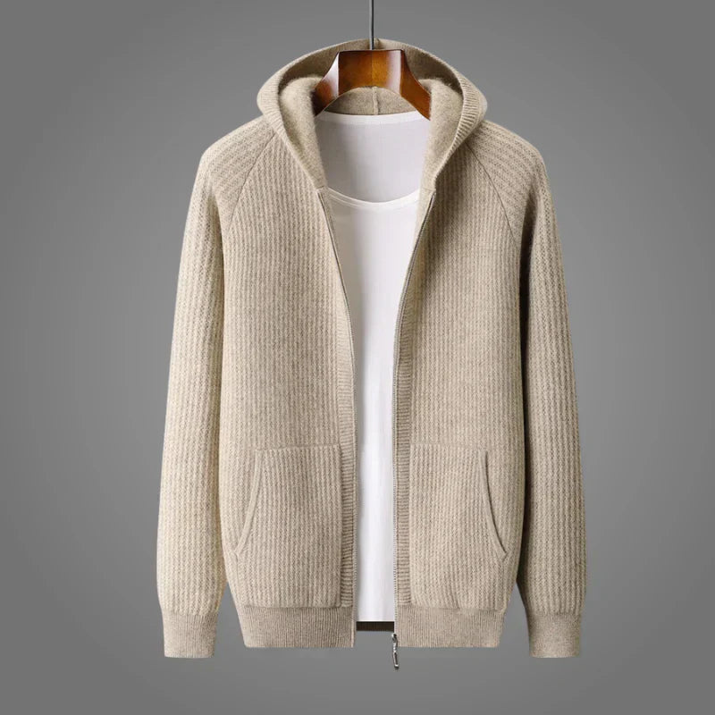 Oliver | Casual Wool Sweatshirt (Cashmere)