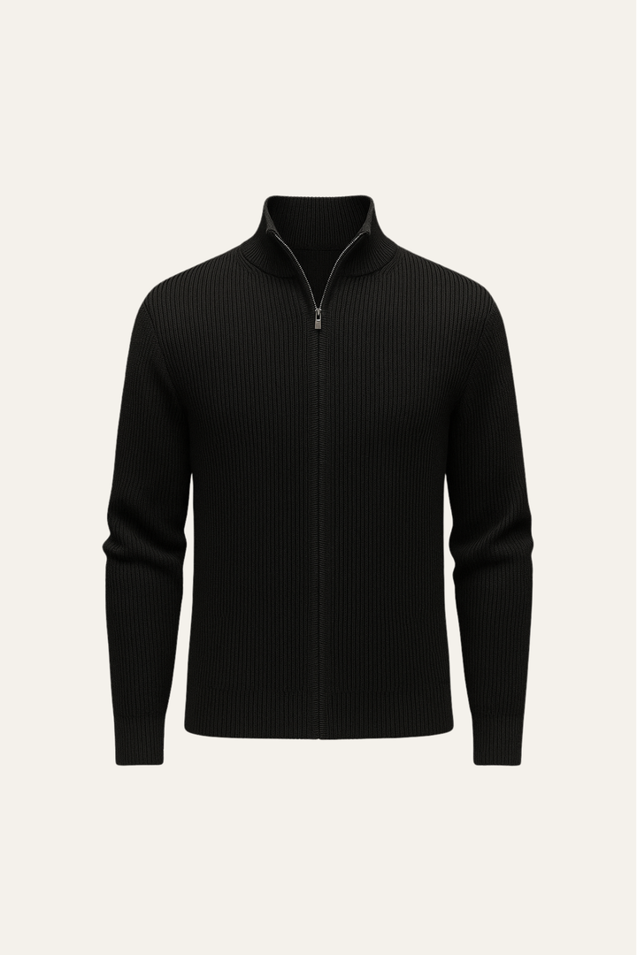 Roma Cashmere Cardigan Black