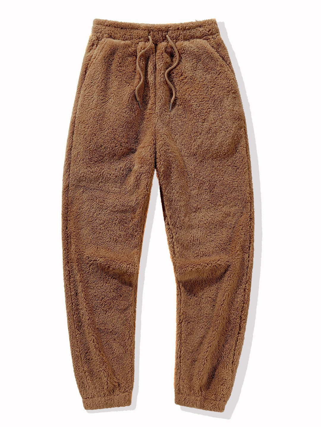 Beren Geborduurd Patch Teddy Hoodie & Teddy Jogger Broek