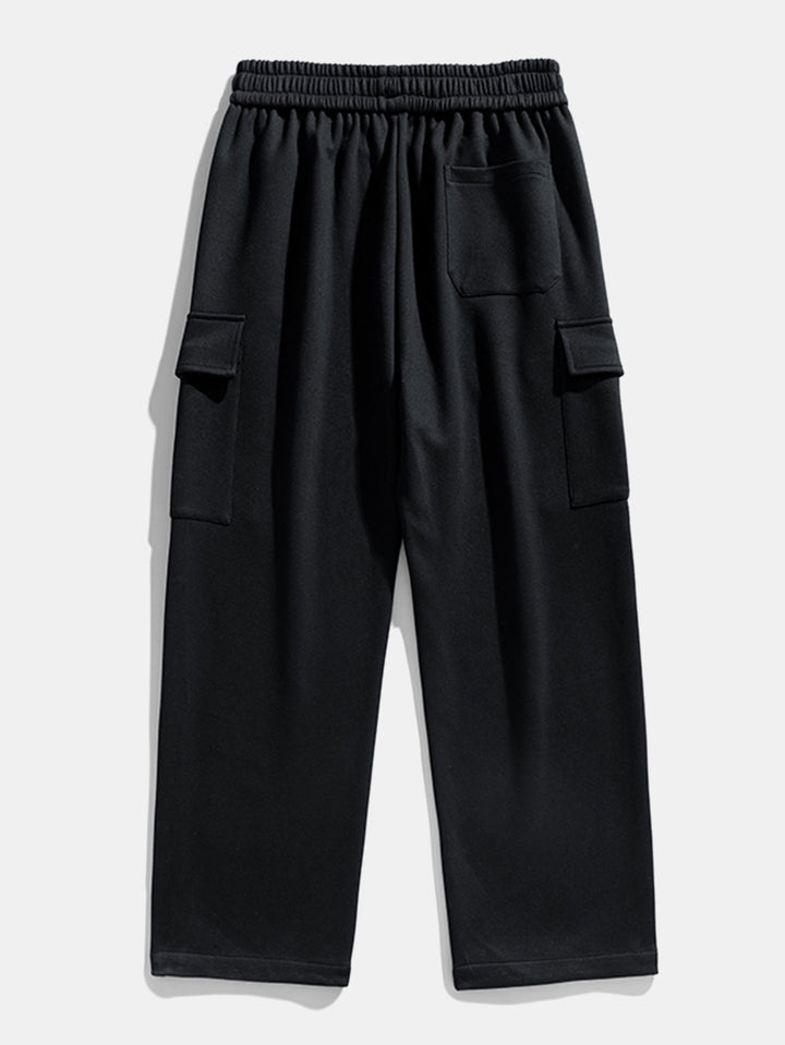 Relax Fit Straight Leg Jersey Cargo Broek