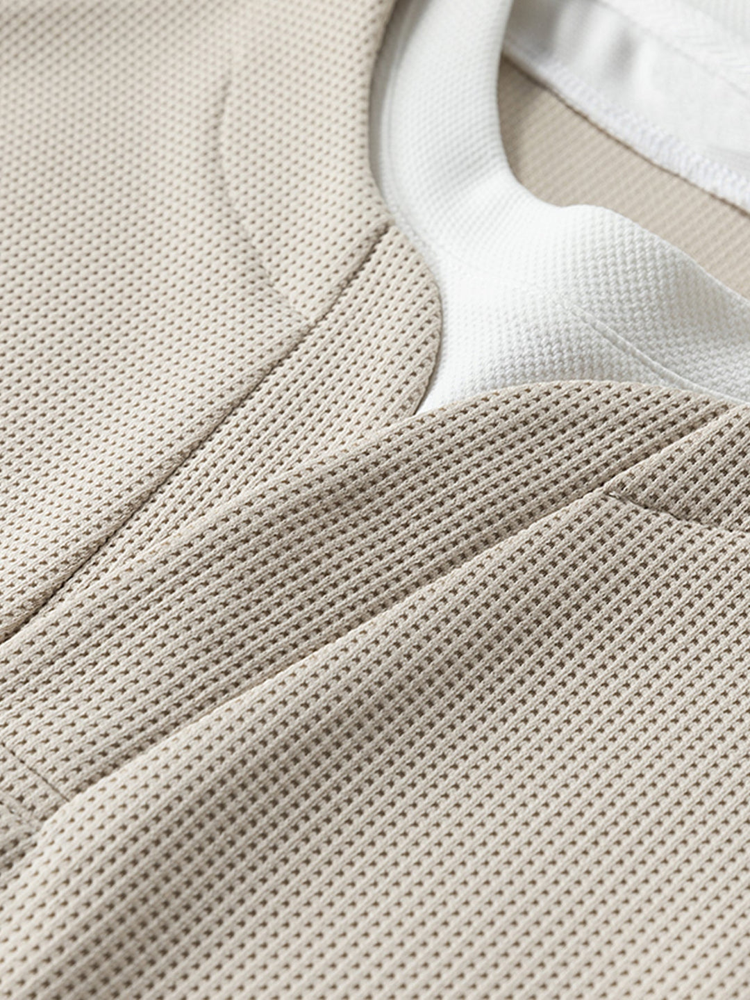 Raglanmouw 2-in-1 Wafel T-shirt
