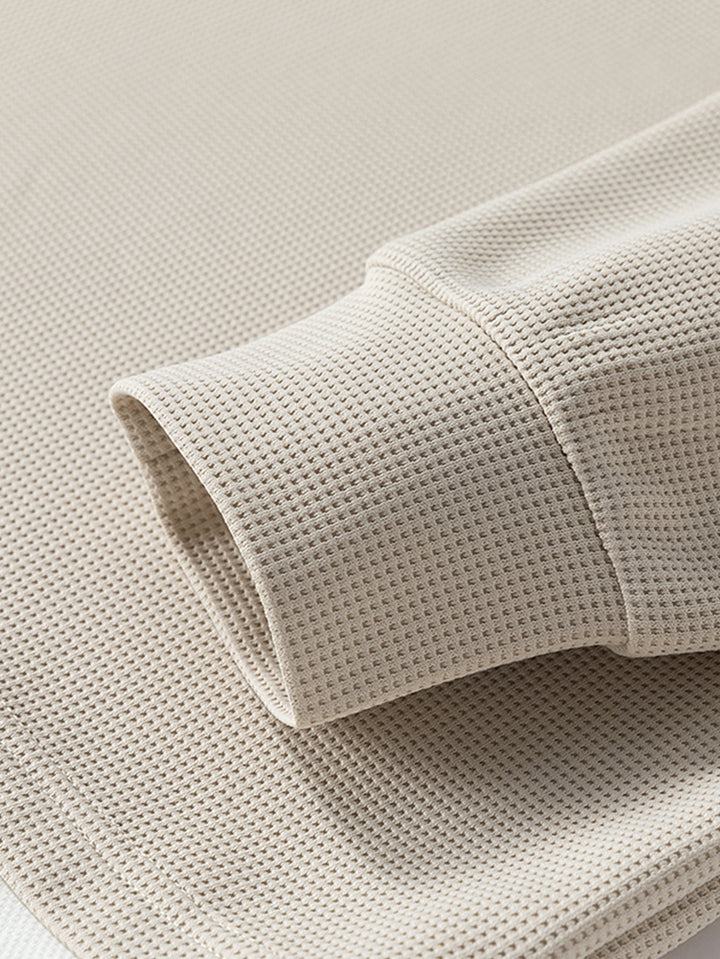 Raglanmouw 2-in-1 Wafel T-shirt