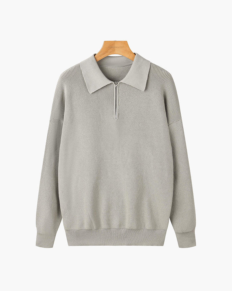 Dylan l Polo Demi-Zip Sweater