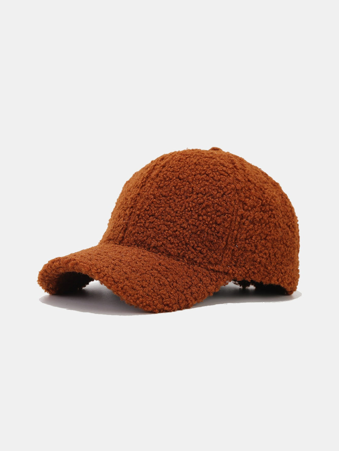 Solid Kleur Pluche Warme Baseballpet
