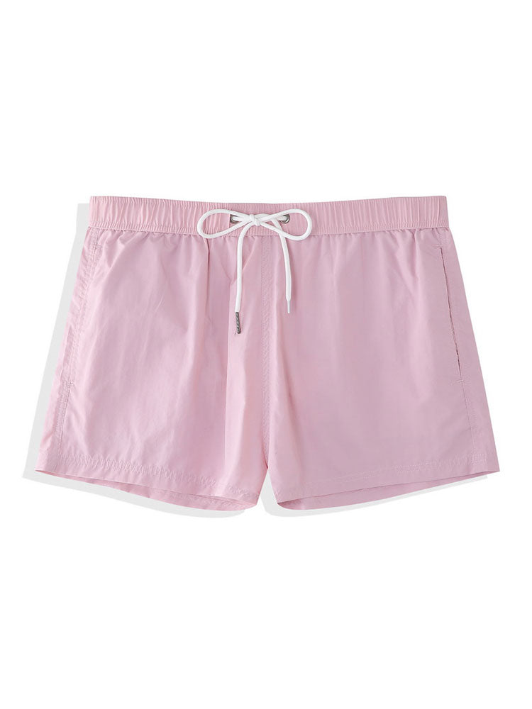 Flamingo Tropisch Print Knop-Up Shirt & Korte Zwemshorts