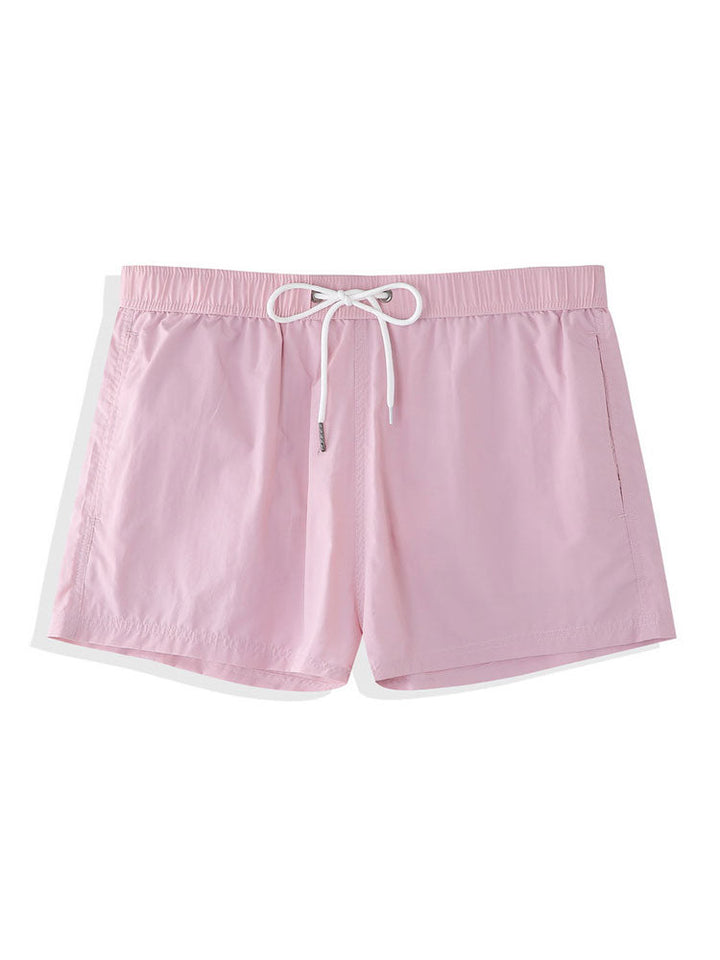 Flamingo Tropisch Print Knop-Up Shirt & Korte Zwemshorts