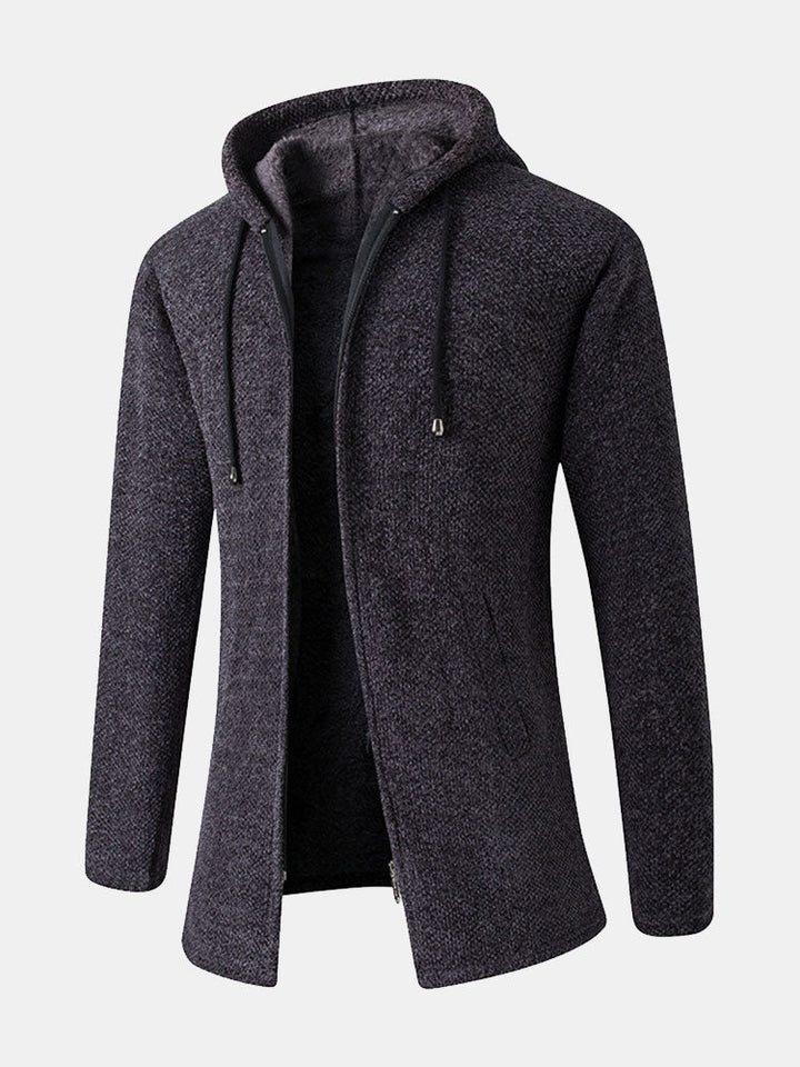 Lange lijn hoodie sweater