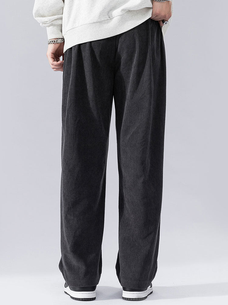 Rechtafstaande Corduroy Broek