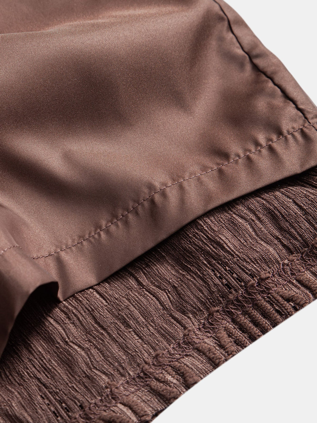 Geometrisch Jacquard Cubaanse Shirt & Textuur Shorts Met Voering