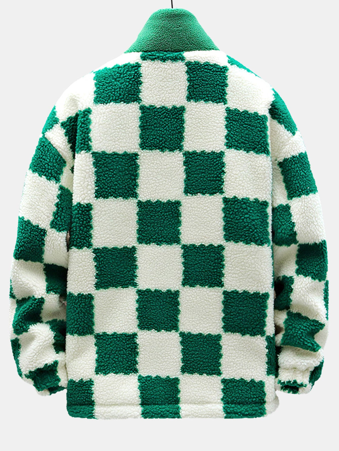 Teddy Fleece Checkered Jacket