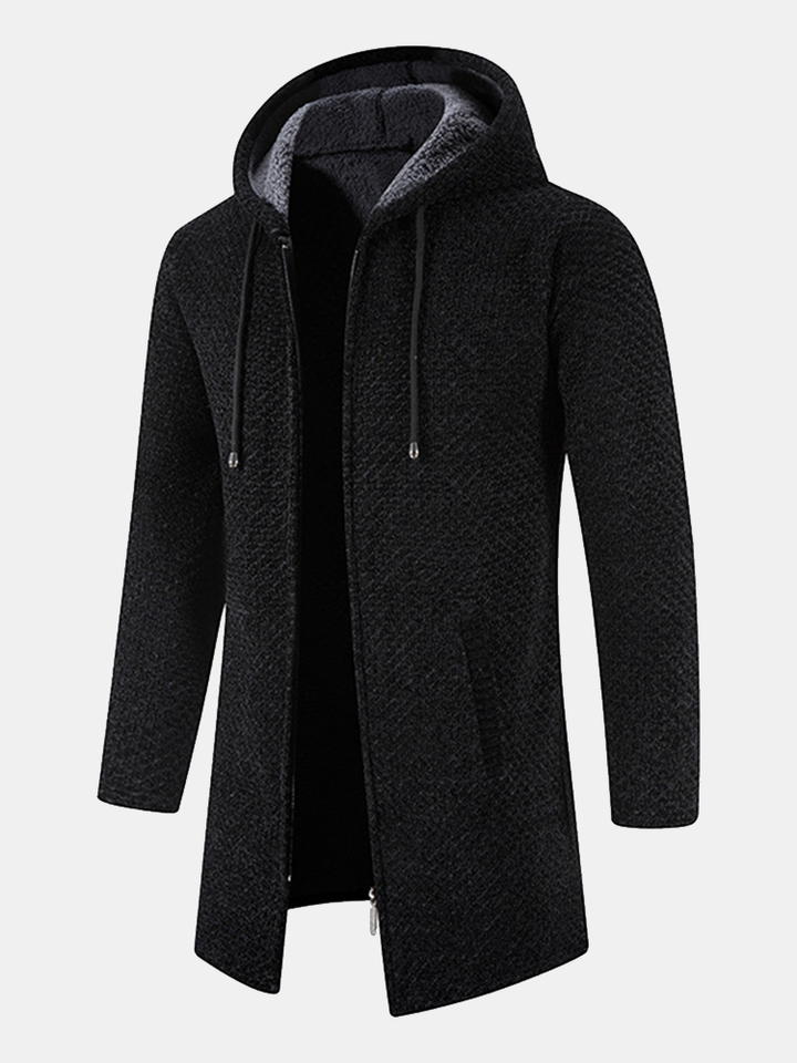 Lange Lijn Textured Hoodie Sweater & Chino Cargo Jogger Broek