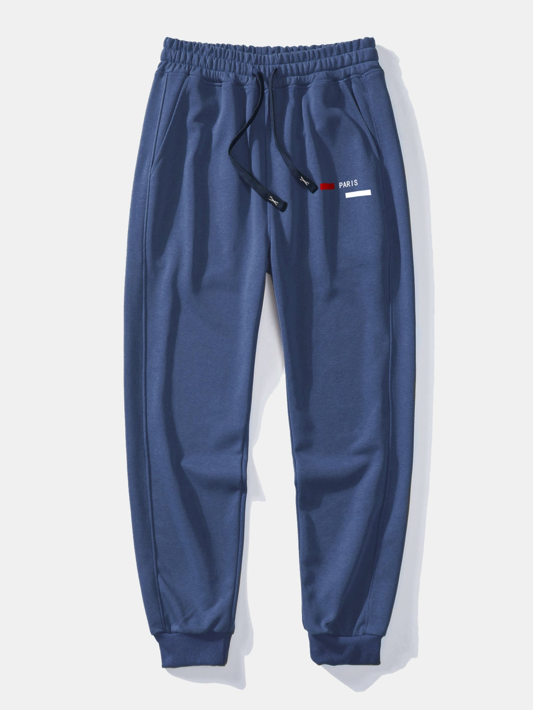 Paris Stripe Print Relax Fit Crew Neck Sweatshirt & Joggingbroek