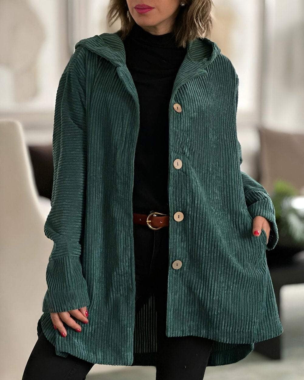 Marjorie™ – Hooded Jacket for Cozy Comfort