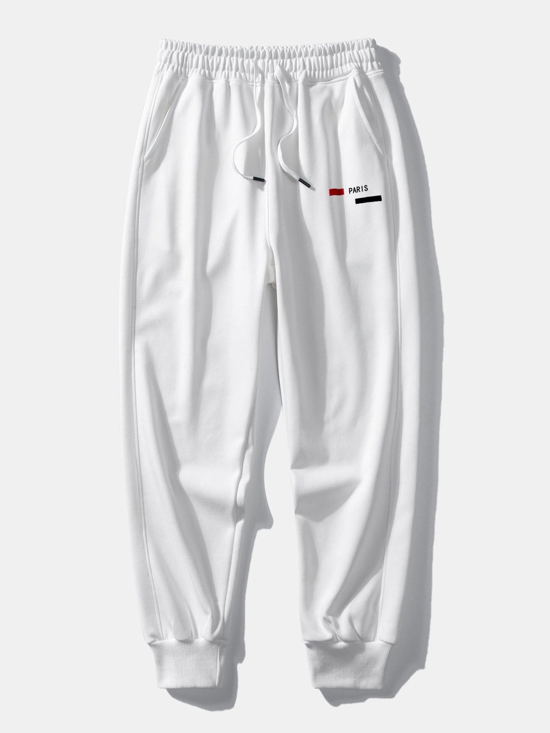 Paris Stripe Print Relax Fit Crew Neck Sweatshirt & Joggingbroek
