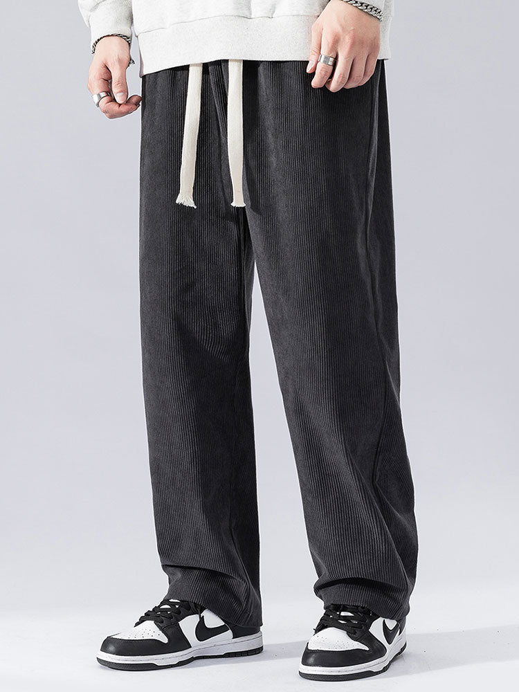 Rechtafstaande Corduroy Broek