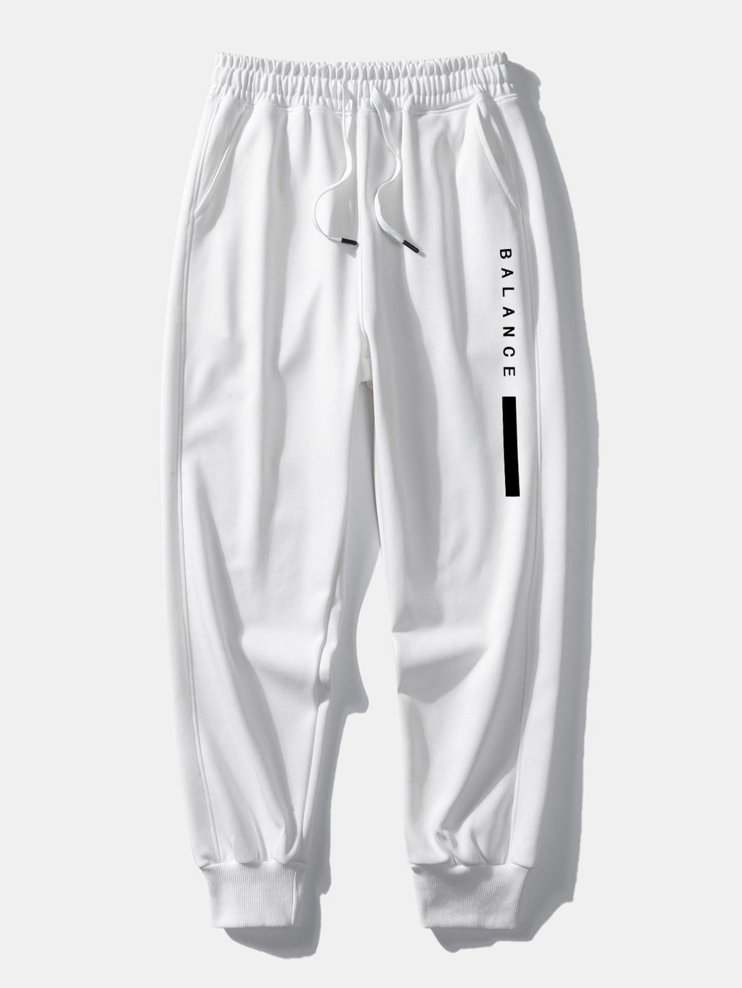 Balance Stripe Print Relax Fit Crew Neck Sweatshirt & Joggingbroek
