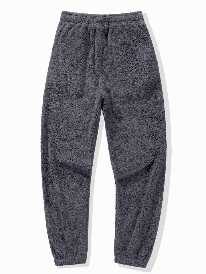 Teddy Zip Up Hooded Coat & Teddy Jogger Pants