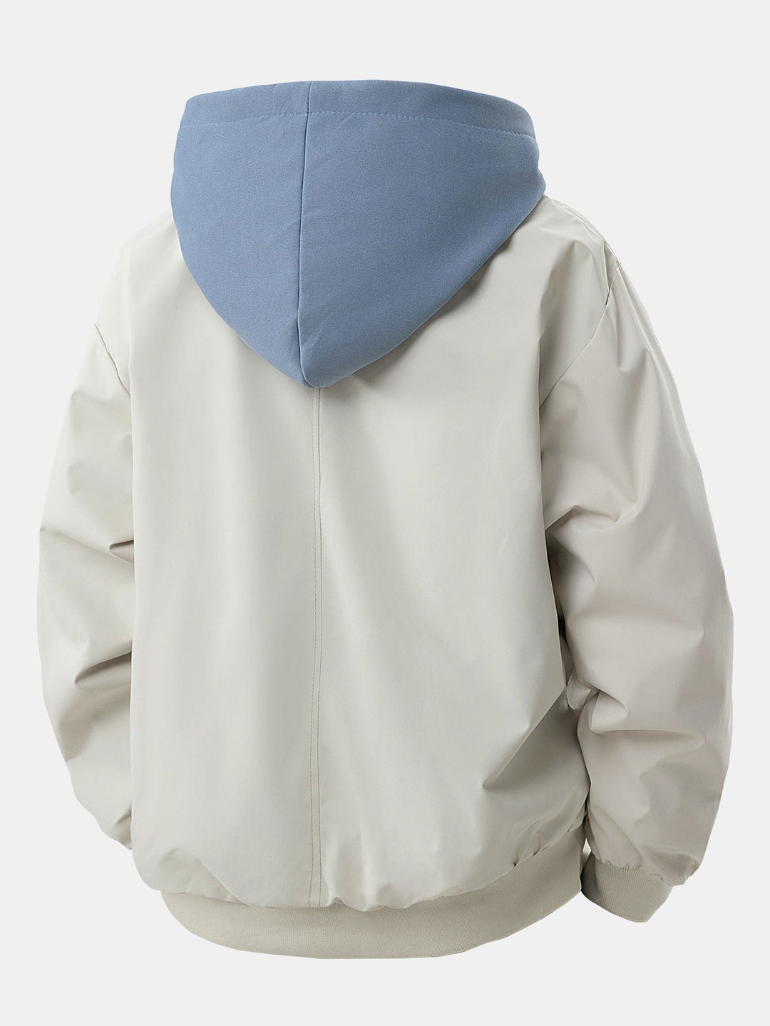 Quilted Bomber Jacket with Hood