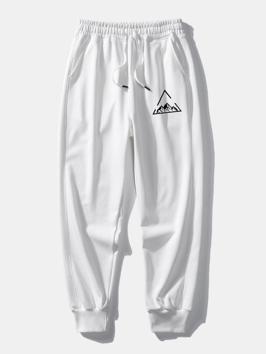 Triangle Mountain Print Relax Fit Hoodie & Joggingbroek