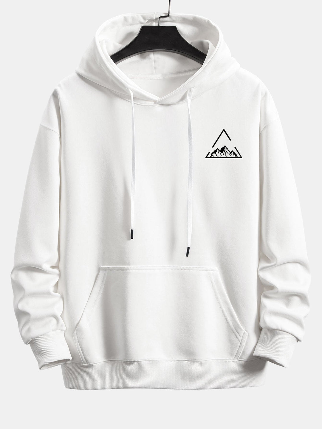 Triangle Mountain Print Relax Fit Hoodie & Joggingbroek