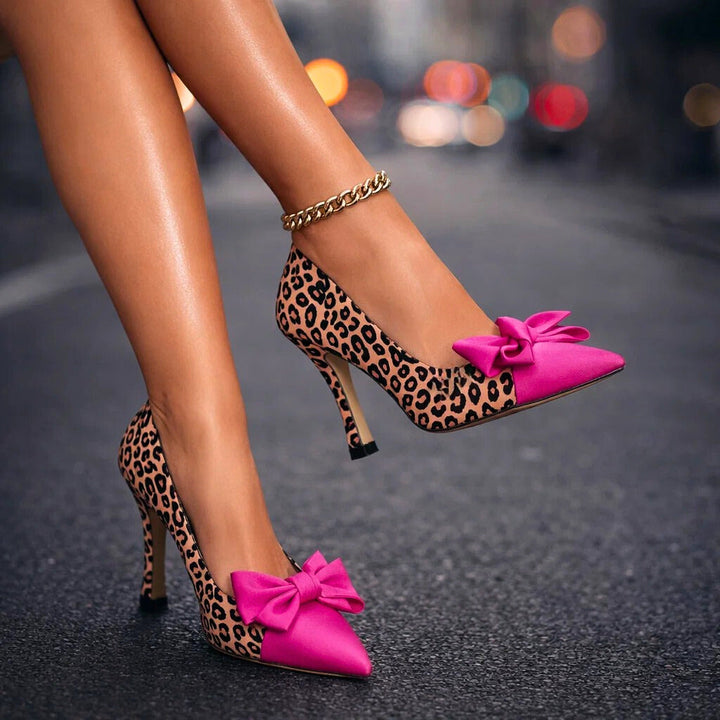Charlotte l Belle bow Heels