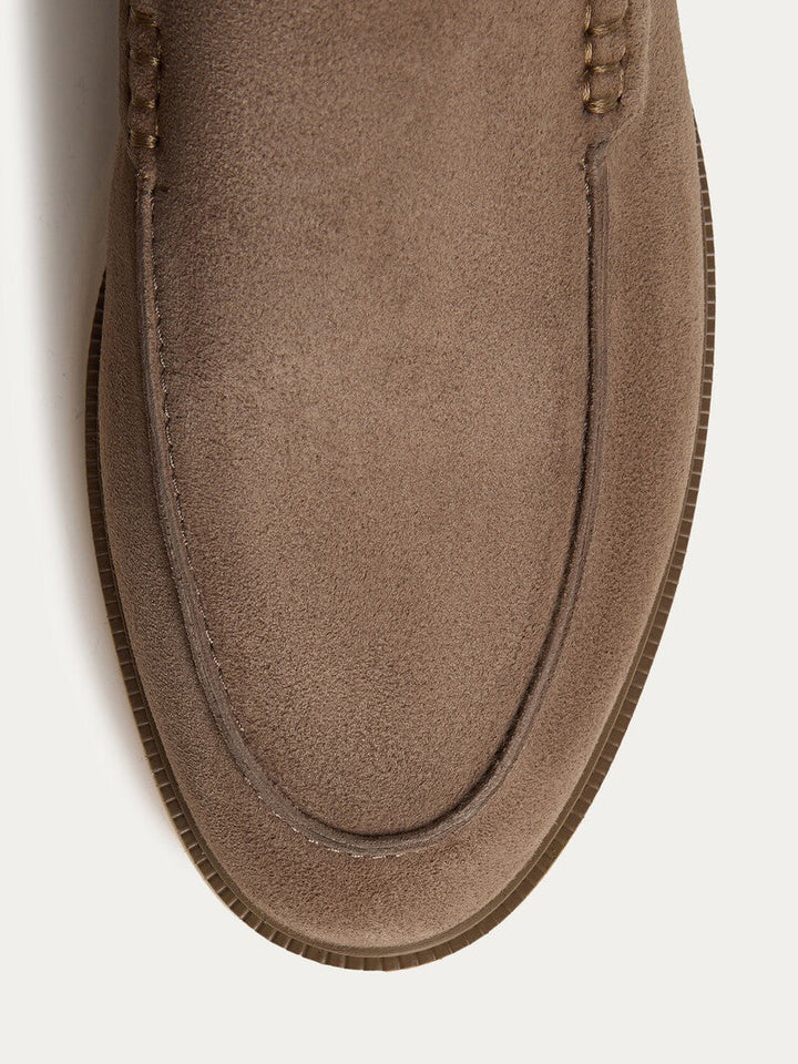 Smoky Suede loafers