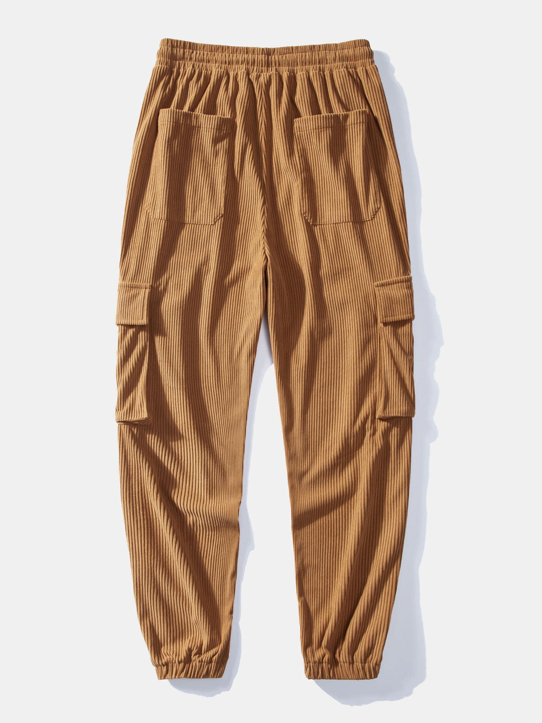 Kleur Blok Teddy Fleece Jas & Trekkoord Corduroy Cargo Joggingbroek