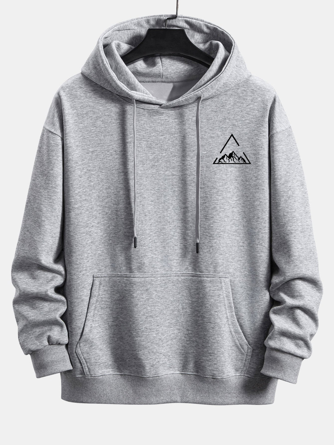 Triangle Mountain Print Relax Fit Hoodie & Joggingbroek