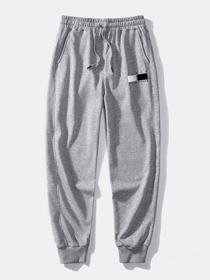 Paris Dream Maker Print Relax Fit Crew Neck Sweatshirt & Joggingbroek