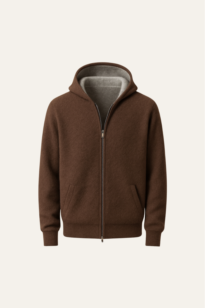 Novaro Hooded Zip Knit