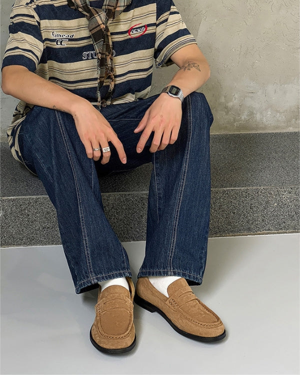Suede Penny Loafers