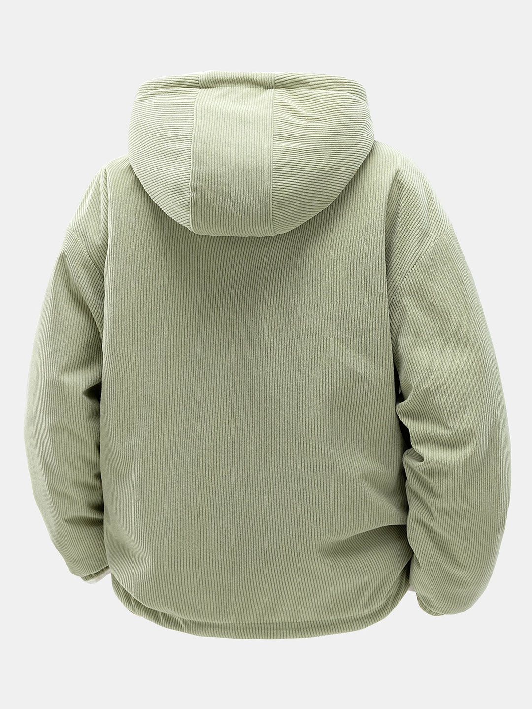 Teddy corduroy reversible jacket with hood